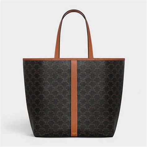 celine medium cabas|MEDIUM CABAS IN TRIOMPHE CANVAS AND CALFSKIN.